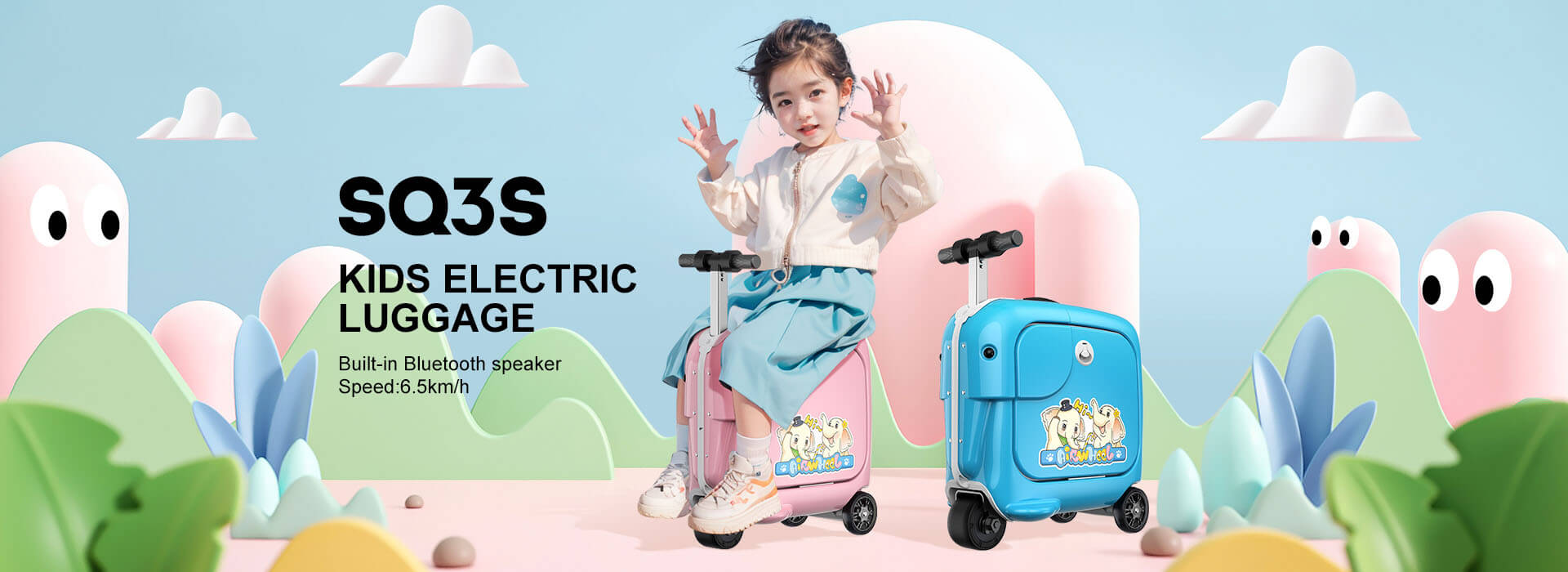 Airwheel智能骑行行李箱SQ3S